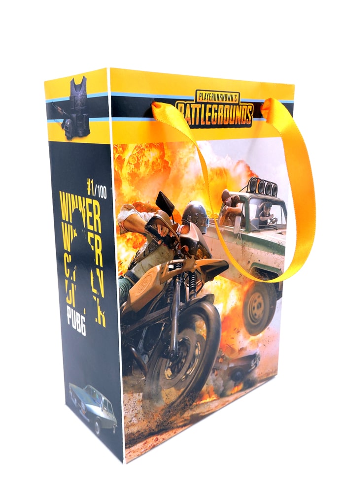 PUBG Video Game Theme Decoration Combo Happy Birthday Banner Pennant Banner  Balloon Swirl Cake Topper and Cup Cake Topper Set 53Pcs for Boys Birthday  Party Supplies - Party Propz: Online Party Supply