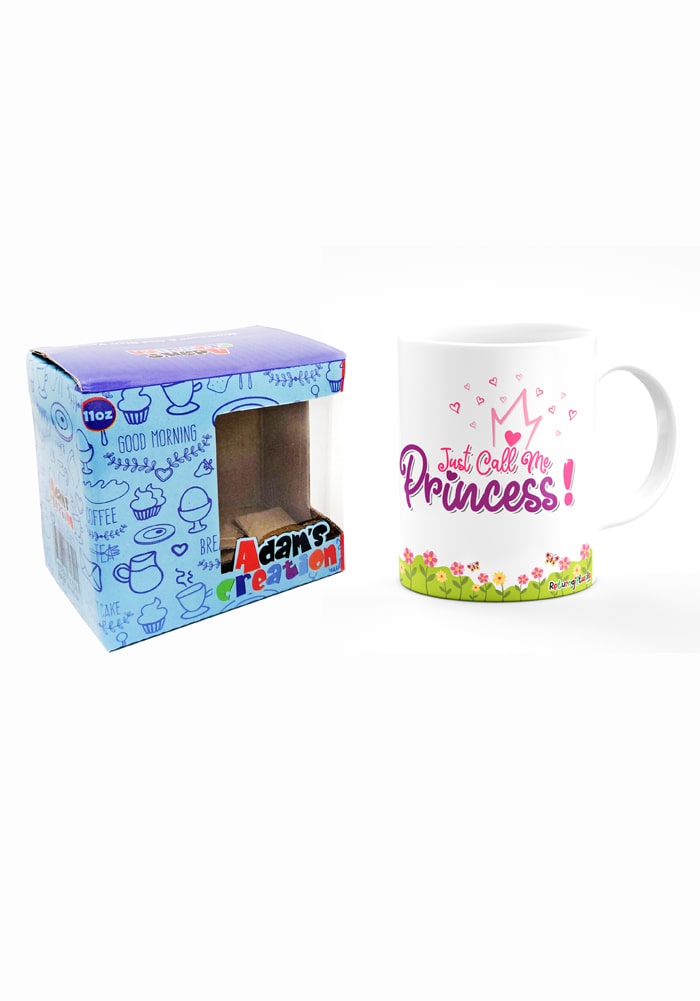 princess theme mug for kids