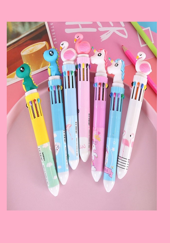 10 in 1 Cute Ball pens online in India @ wholesale Price