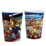 paw patrol theme paper cups