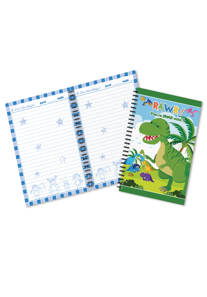 dinosaur theme diaries for return gifts