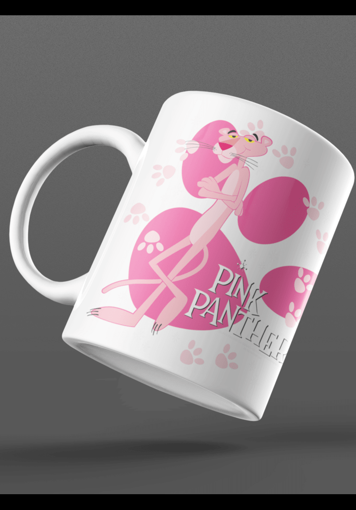 pink panther theme coffee mug return gifts-min