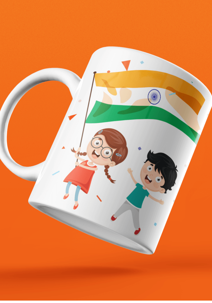 coffee mug for kids indian flag