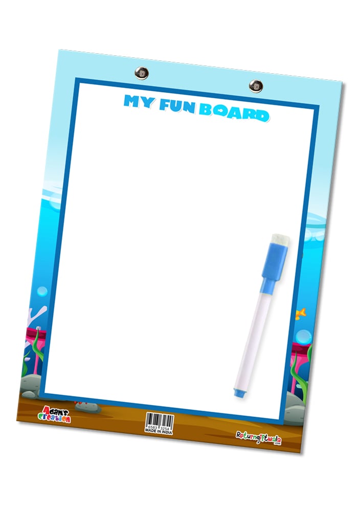 underwater theme retunr gifts white board