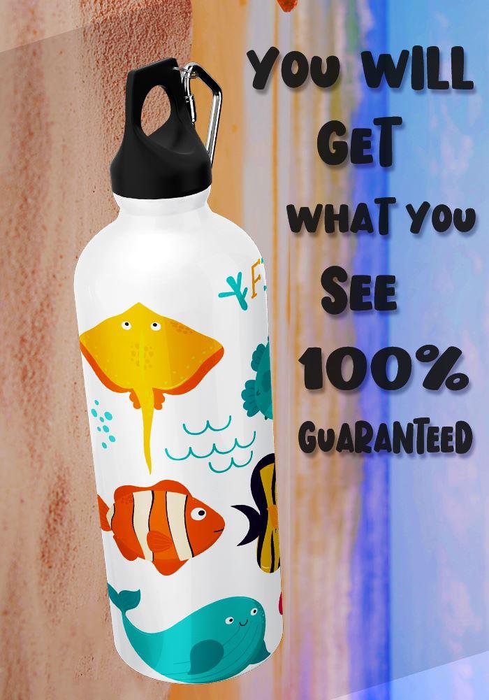 fish pattern design bottle