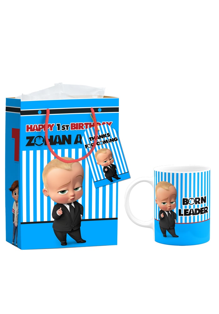 boss baby mug and bag-min