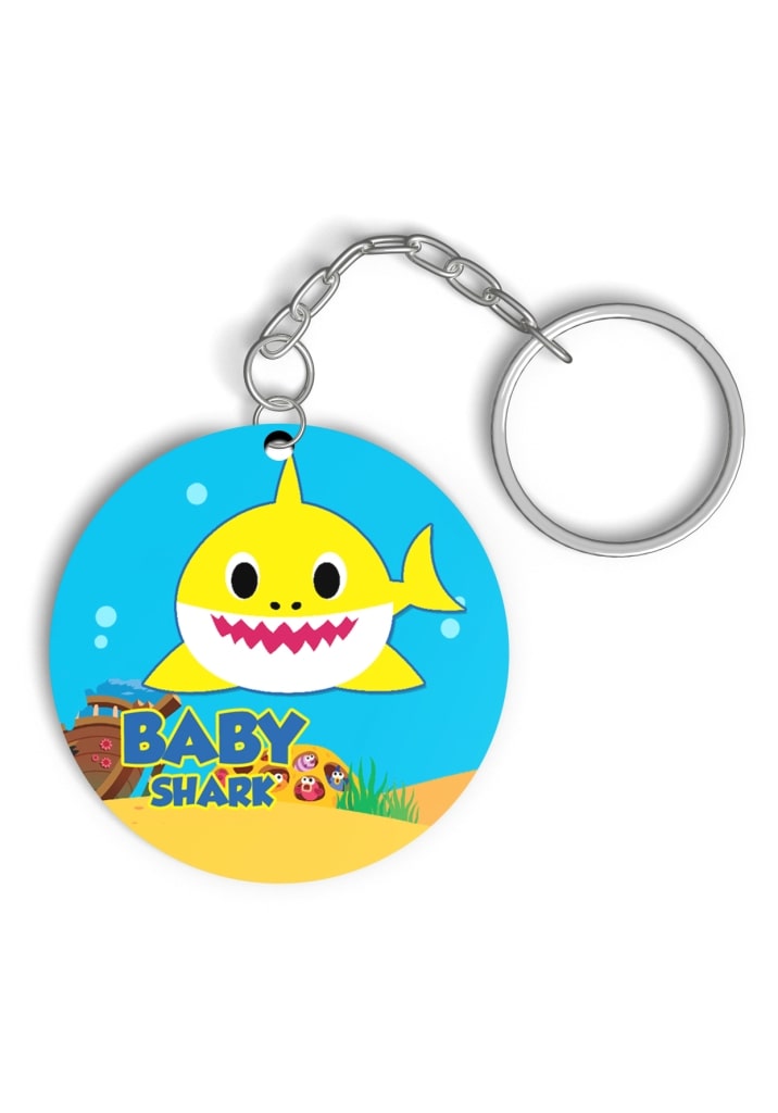 Shark Theme keychains baby