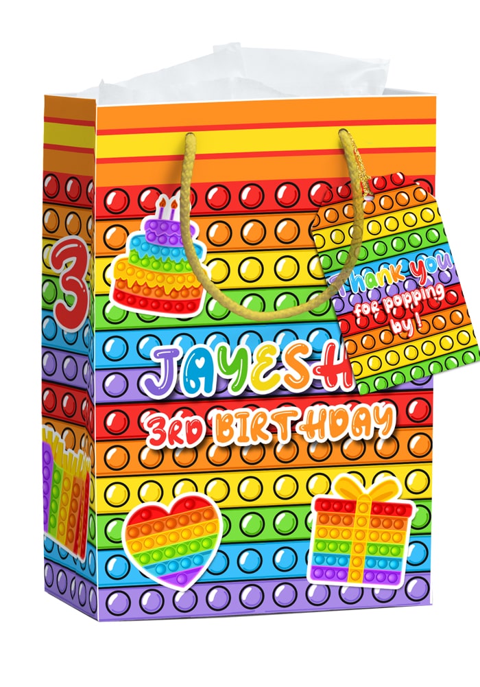 Return Gift Bags for Birthday Party – Arts Theme by Festabox (Set of 6