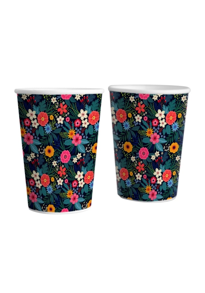 flower theme paper cups birthday party supplies for Birthday Party
