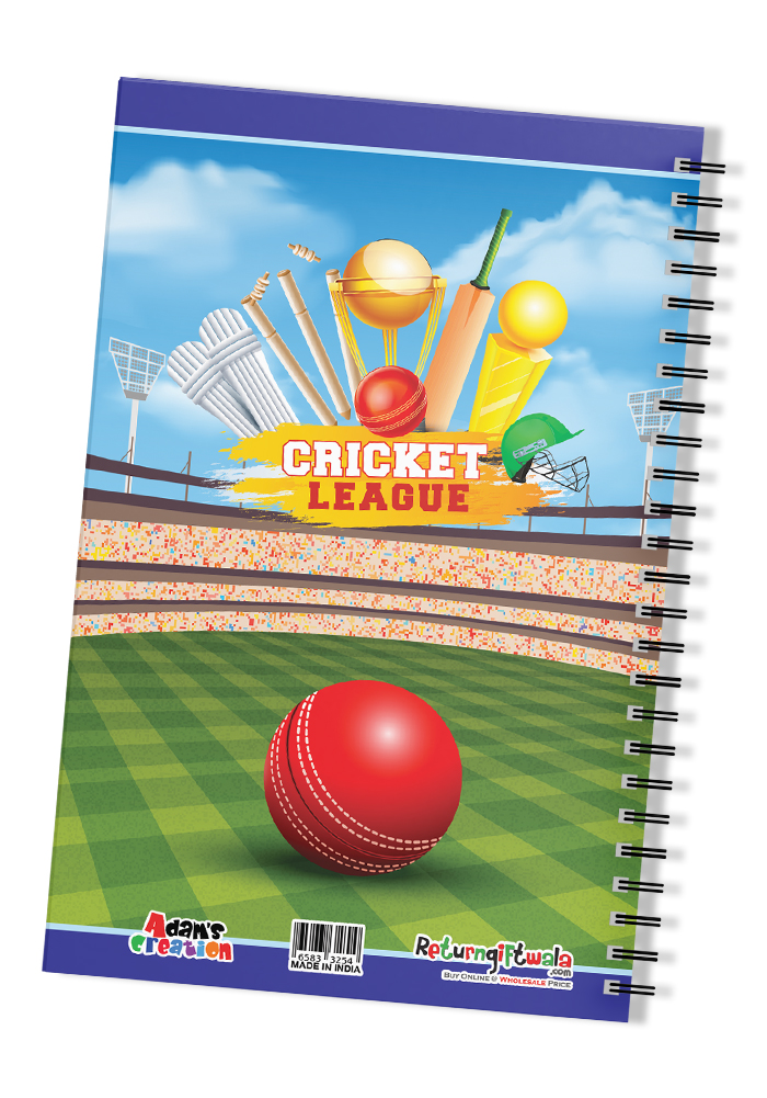 cricket theme diary