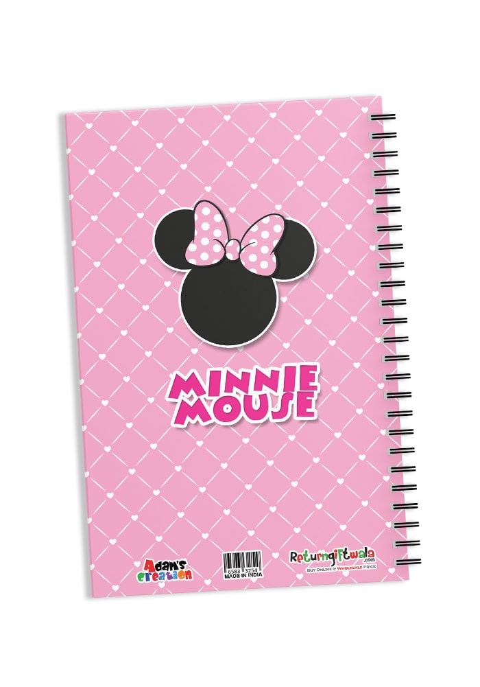 Minnie mouse Theme Diary for Return Gifts
