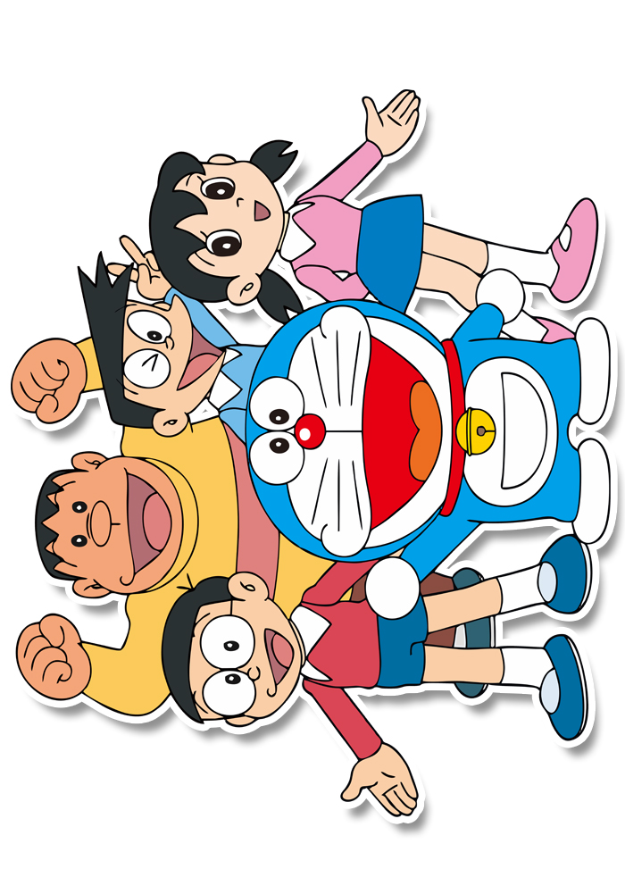 Doraemon theme cupcake topper
