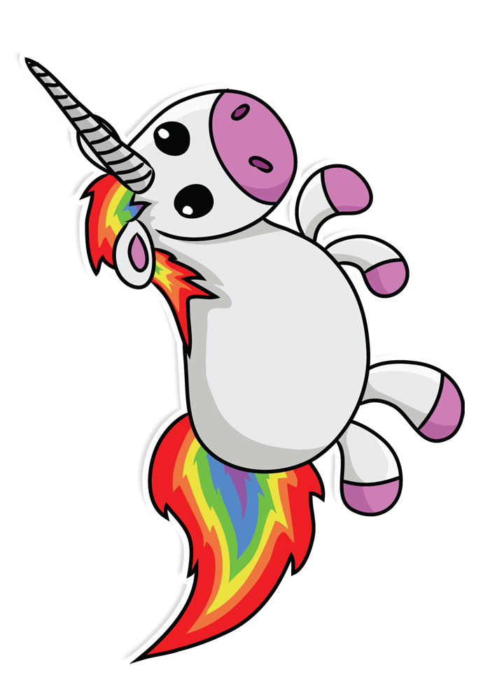 Unicorn Farting Rainbows Funny Birtay Card, my unicorn farts rainbows all  over your day HD phone wallpaper | Pxfuel