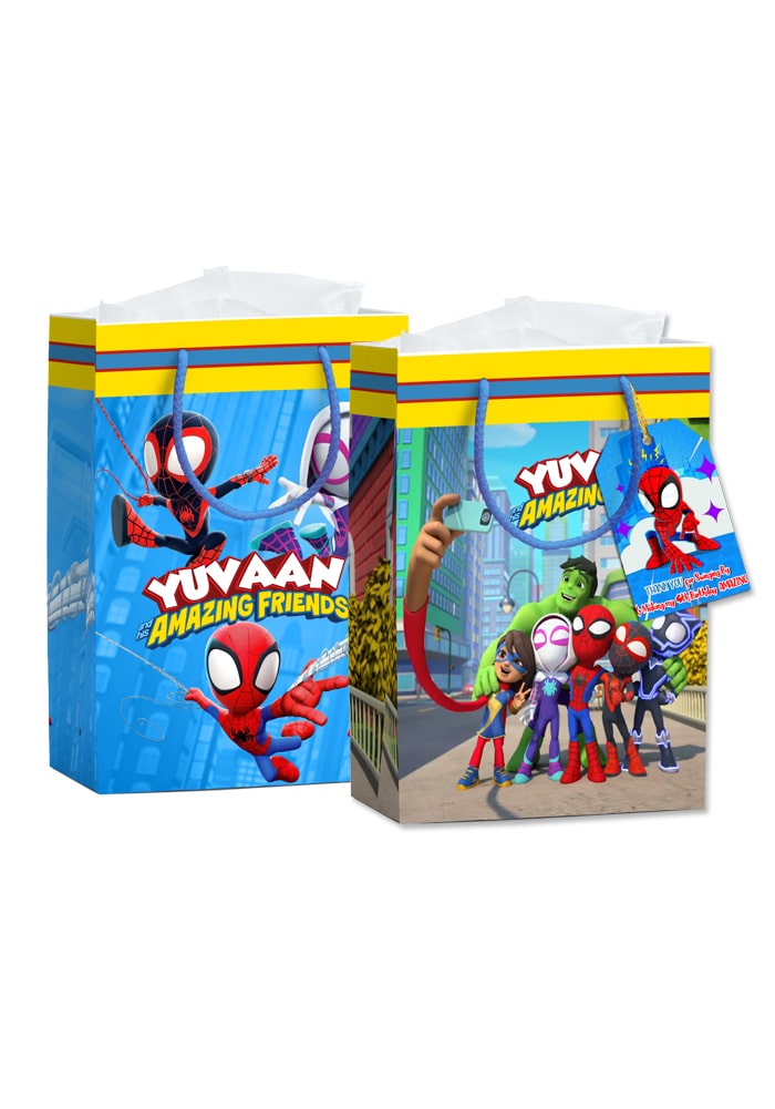 Spiderman theme return gifts