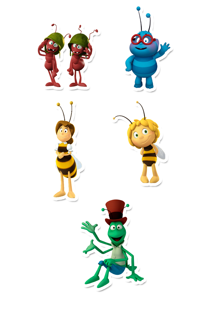Maya the bee theme Cutouts for Birthday Decoration