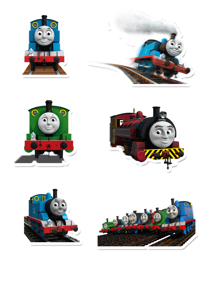 Thomas and Friends Cutouts for Birthday Decoration