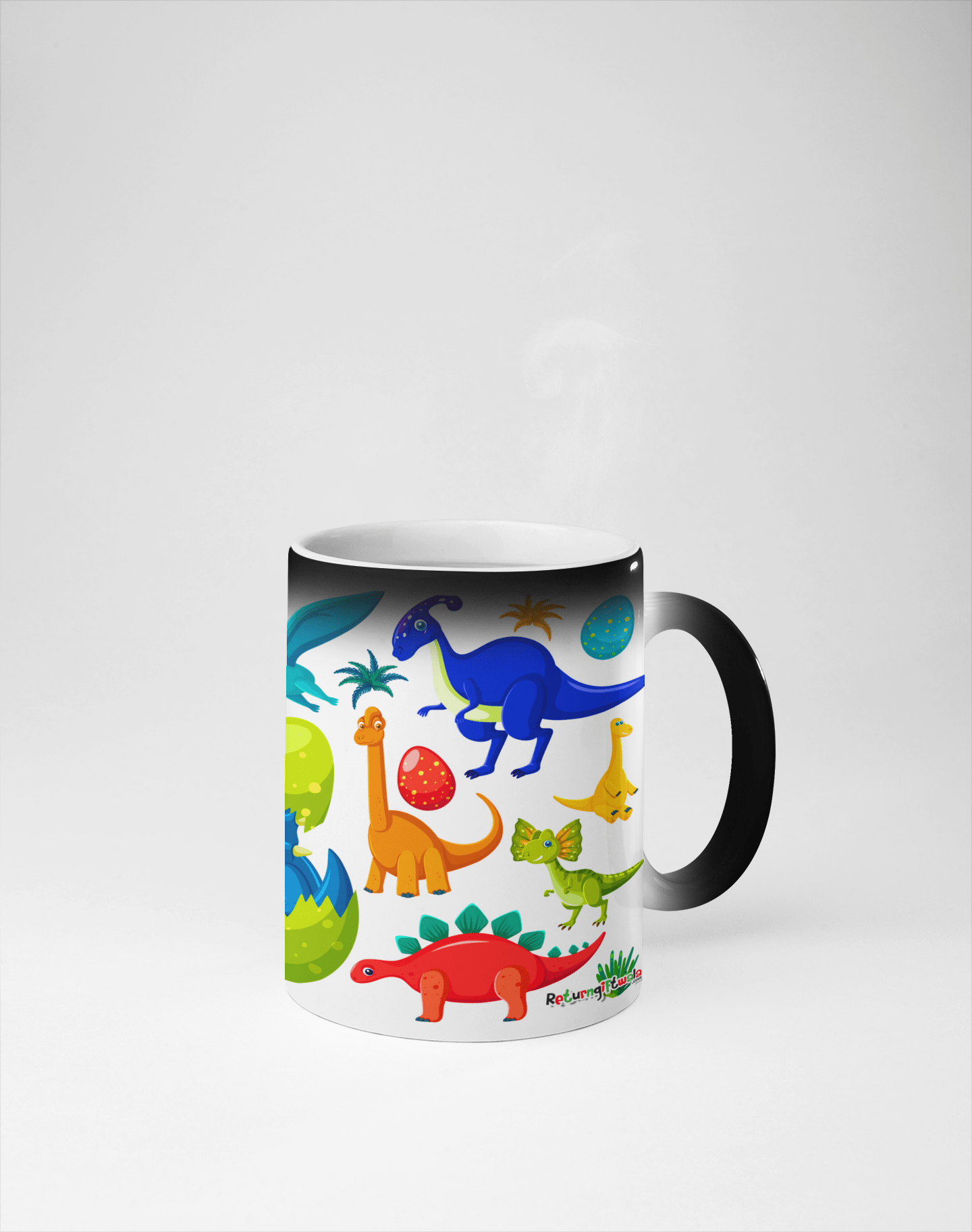 Dinosaurs printed Coffee mug | Customized B'Day Return Gifts