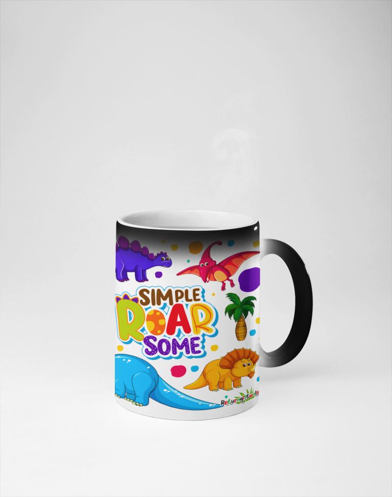 Roaring Dino printed Coffee Mug