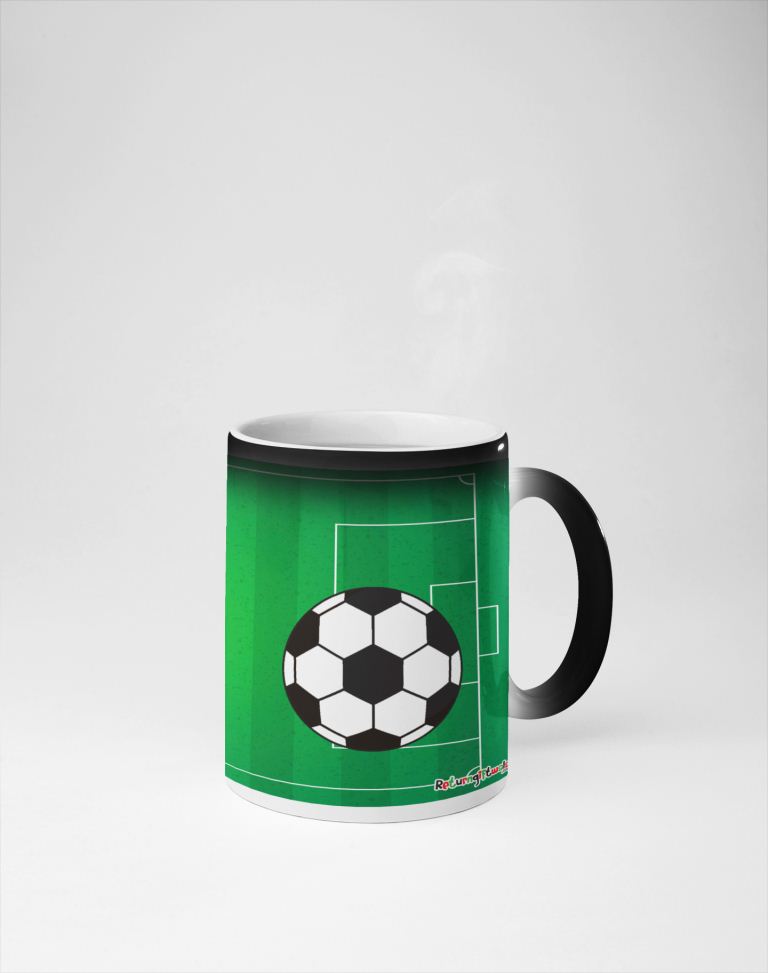 Playing Boy with Trophy printed Coffee Mug