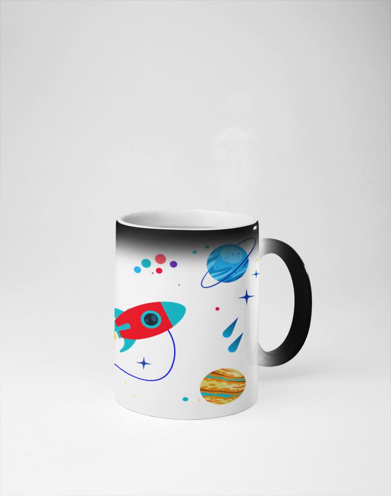 Space and Planets printed Coffee mug