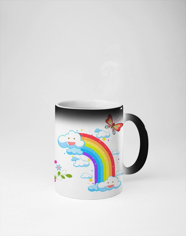 Duck and Rainbow theme Coffee Mug