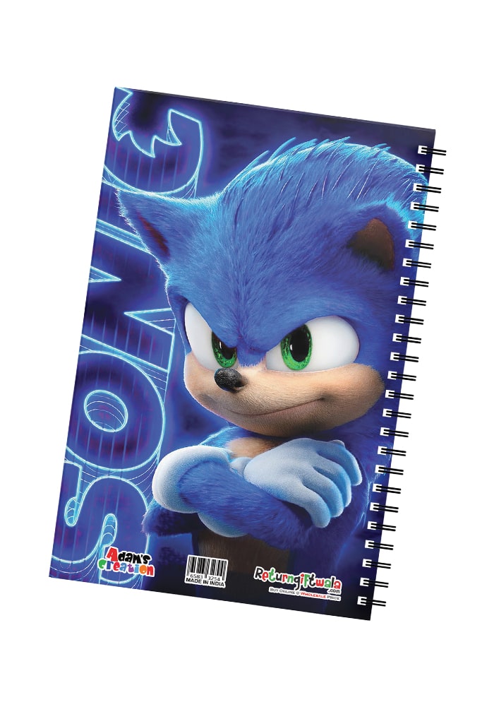 Super Sonic Theme Diary for Return Gifts | Customizable