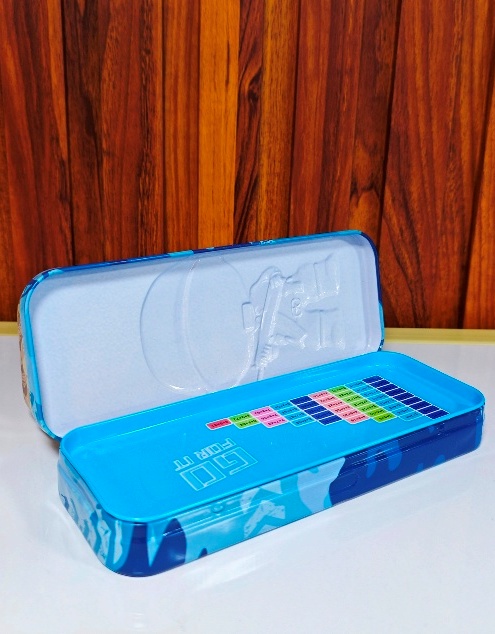Space Print Pencil Box for School