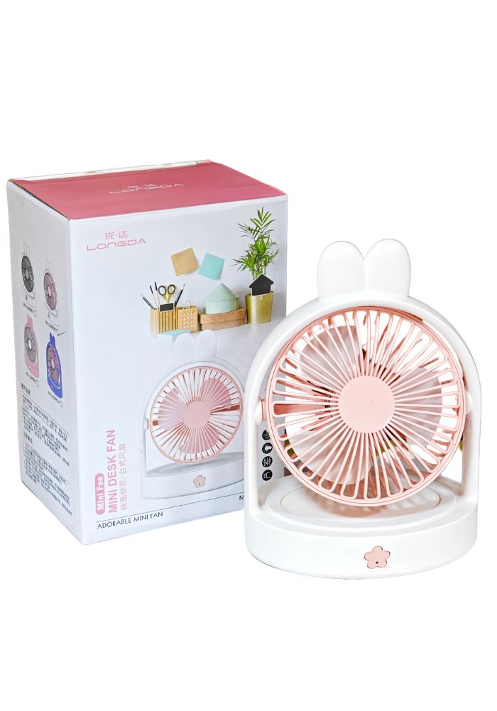 fancy and cute table fans battery operated