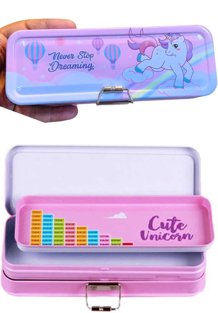 unicorn theme pencil case for kid