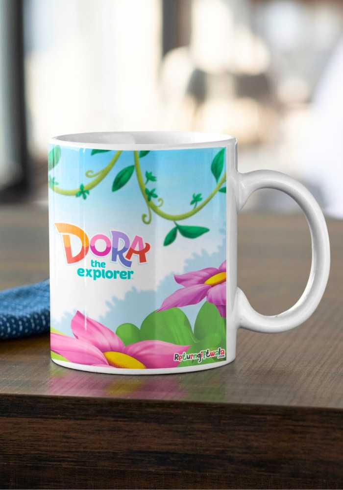 Dora-theme-printed-mug-for-dora-party.