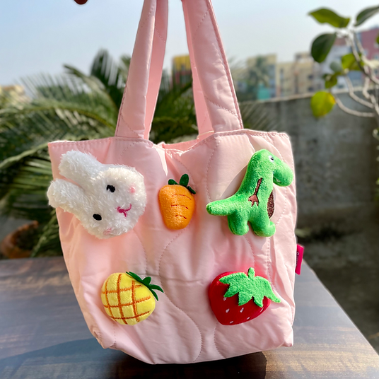 cute soft bag for kids , 3d motif bags