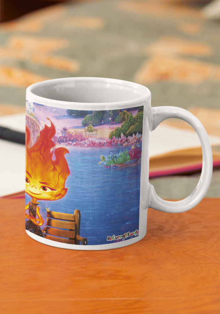 Elemental theme mug printed coffe