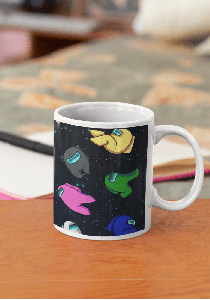 among us theme customized coffee mug