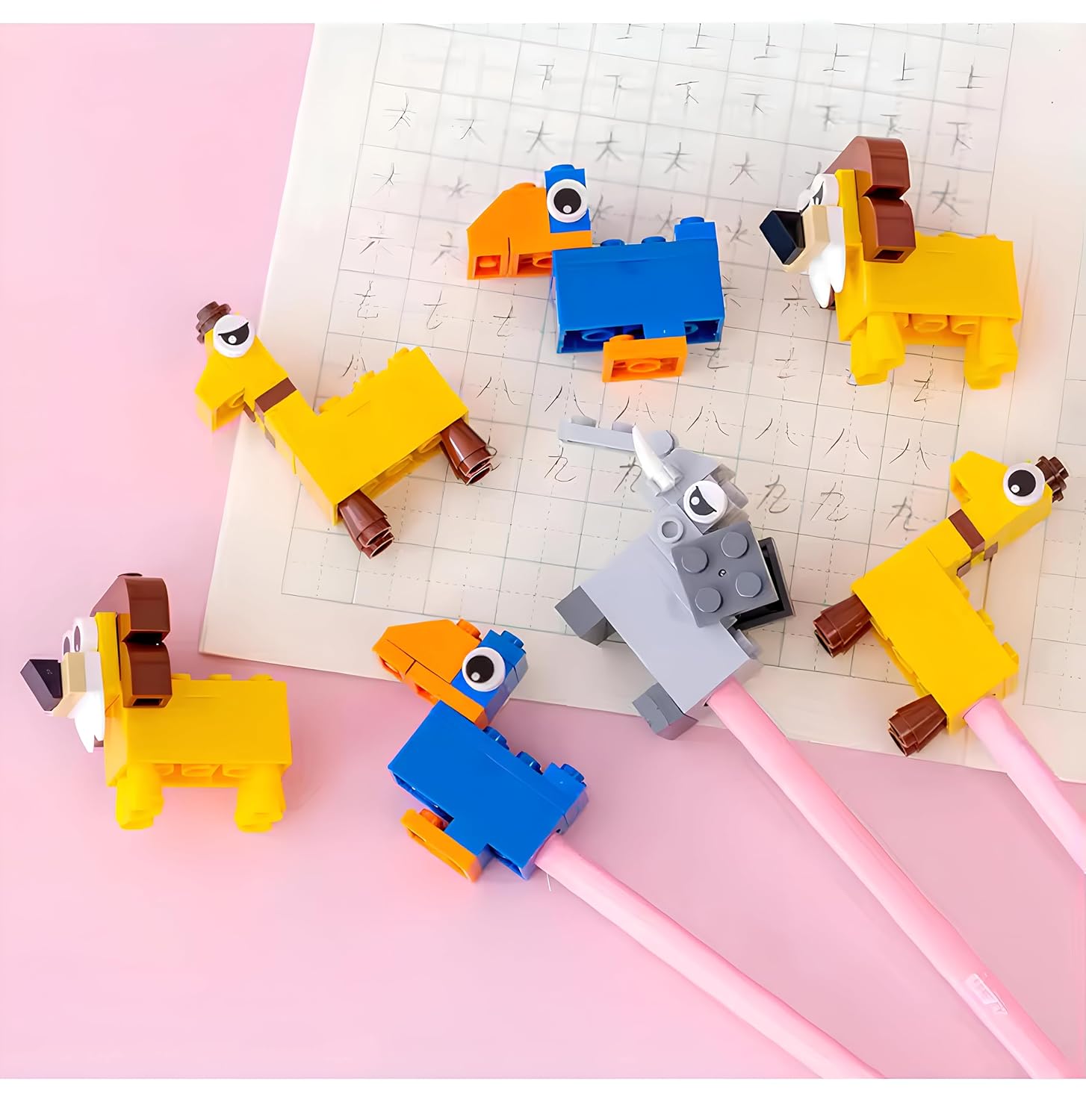 DIY Lego Puzzle sharpeners for kids 